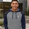 Dalix Mens Ghost Midweight Fleece Raglan Sleeve Hoodie - 3 of 4