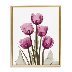 Stupell Industries Pink X-Ray Tulips, 17" x 21" - 1 of 4