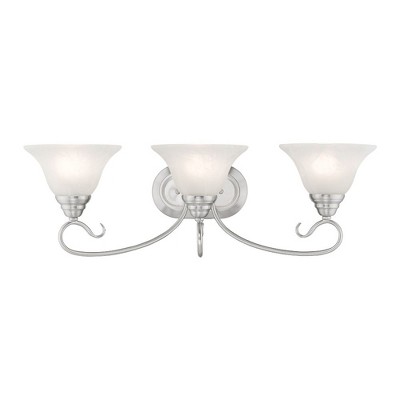 Livex Lighting Coronado 3 - Light Vanity in  Brushed Nickel