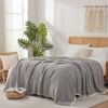Snuggle Sac Reversible Waffle Knit Throw Blanket Cozy Microfiber Throw - 4 of 4