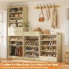 Besiost Shoe Cabinet with Wood Drawers, Closet Shoe Rack Organizer - - 3 of 4