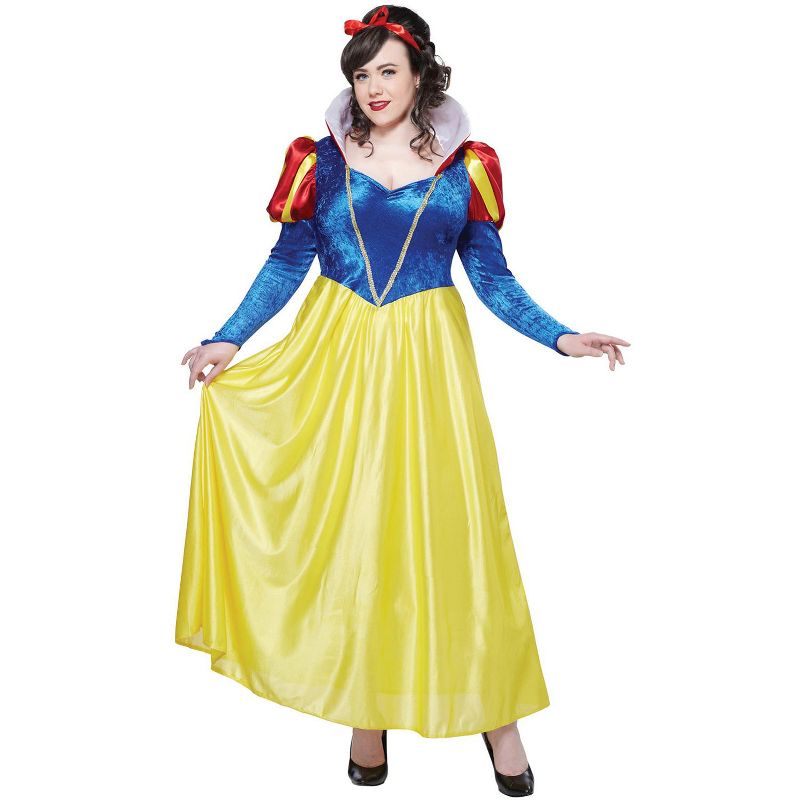 California Costumes Snow White Plus Size Costume, 3XL, 1 of 2