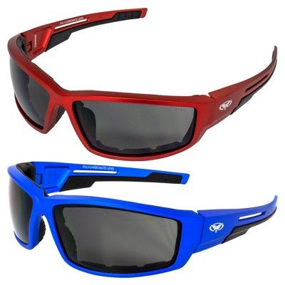 2 Pairs of Global Vision Eyewear Sly Safety Motorcycle Glasses