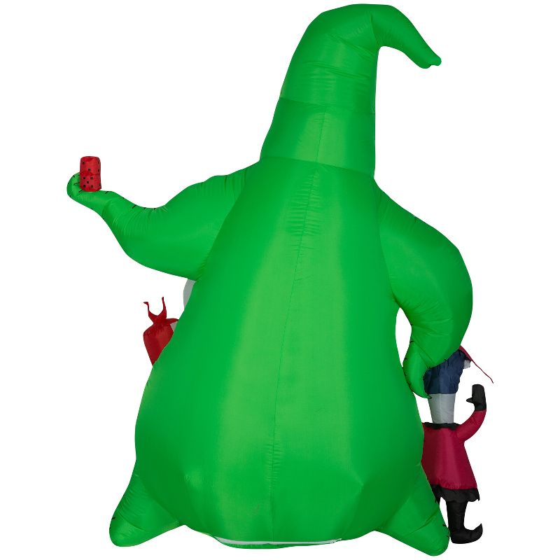 Gemmy Airblown Inflatable Oogie w/Creatures Scene Disney, 7 ft Tall, Green, 3 of 5