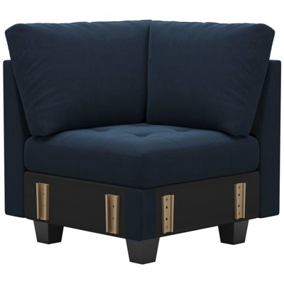 Belffin Modular Velvet Tufted Single Seat
