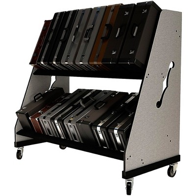 A&S Crafted Products The Band Room Trumpet Case Storage Rack for Classrooms