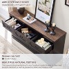 Farmhouse Dresser for Bedroom, Rustic Wood Chest of Drawers for Bedroom - 3 of 4