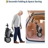 GustoWave Wheelchair for Adults, 330Lb Large Capacity, 30 Miles Long Range Foldable Lightweight Electric Wheelchair - 3 of 4