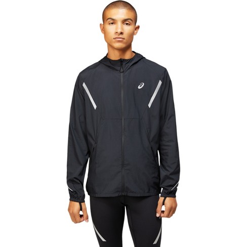 Asics Men's Lite-show Jacket Solid Running Apparel, Xs, White : Target