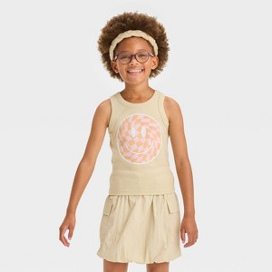 Grayson Threads Kids Big Girls' Ribbed Tank Top - 1 of 4
