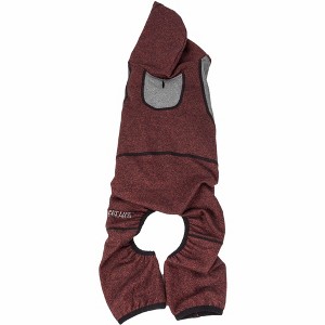 Pet Life (R) Active 'Fur-Breeze' Heathered Performance 4-Way Stretch Two-Toned Full Bodied Hoodie - 1 of 4