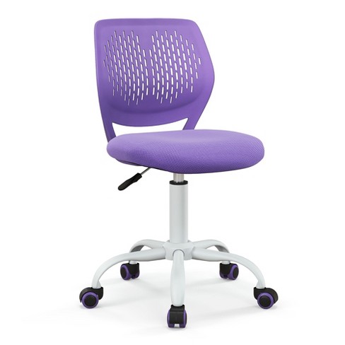 Tangkula Kids Desk Chair Ergonomic Swivel Children Mesh Study Height Adjustable Purple Target