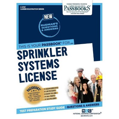 Sprinkler Systems License - (Career Examination) by  National Learning Corporation (Paperback)