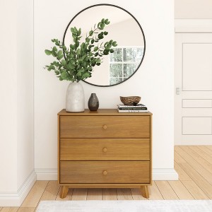 Plank+Beam Solid Wood Classic 3-Drawer Solid Wood Dresser, Small Dresser for Bedroom, Chest of Drawers - 1 of 4
