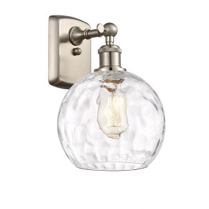 Athens Water Glass - 1 Light Wall Sconce In Industrial Style-13 Inches Tall and 8 Inches Wide - 1 of 1