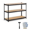 Heavy Duty Garage Shelving Units,3-Tier Adjustable Storage Shelves,60x24x36 in,Adjustable Storage Shelving, Metal Storage Utility Racks Shelf Unit - 2 of 4