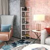 Decorotika,Remo Corner Bookshelf - Ephesus White - 3 of 4