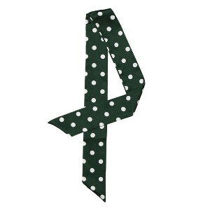 Allegra K Women's Skinny Silky Polka Dot Waistband Long Narrow Neckscarf Bag Handle Accessory 1 Pc - 1 of 4