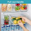 LunaLulinlk Set of 7 Refrigerator Organizer Bins, Fruit Containers for Fridge with Drain Tray for Vegetables, Food, Drinks - 4 of 4
