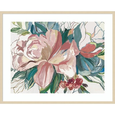 Amanti Art Classic Flower Ii By Asia Jensen Wood Framed Wall Art Print ...