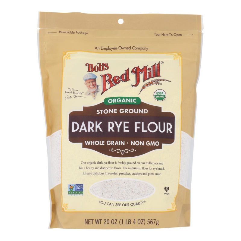 Bob's Red Mill Dark Rye Flour - Case of 4/20 oz, 2 of 7