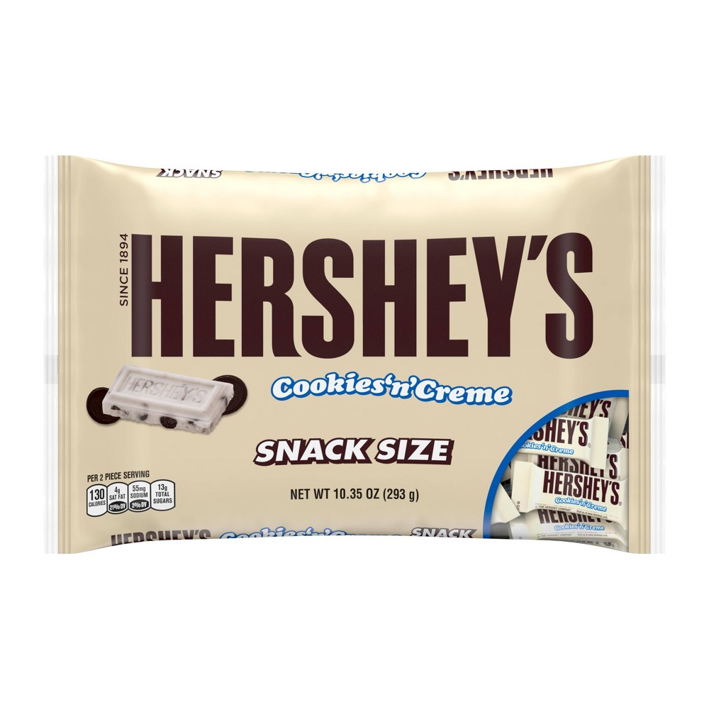 UPC 034000070725 product image for Hershey's Halloween Snack Size Cookies 'n' Crème Bars - 10.35oz/approx. 23ct | upcitemdb.com