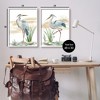 Stupell Industries Herons on Marsh Shore Black Framed Giclee Art (Set of 2) - 3 of 4