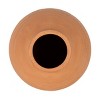 9" Zeke Round Natural Handthrown Terracotta Decorative Home Vase - 4 of 4