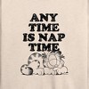 Women's - Garfield - Nap Sketch Lightweight French Terry Wide Neck Long Sleeve Shirt - 2 of 4