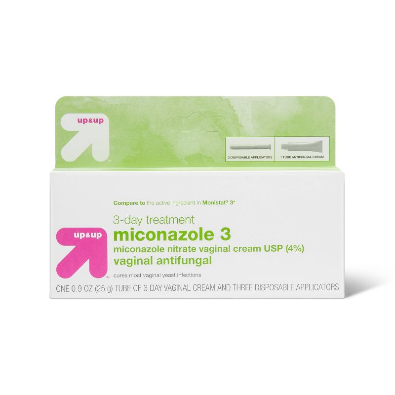 Miconazole Vaginal Antifungal Cream 3 day Treatment - 0.9oz - up &#38; up&#8482;, 1 of 6