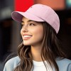 Dalix Lil Peach Embroidered Cotton Summer Cute Outdoor Baseball Cap Dad Hat Womens - 4 of 4