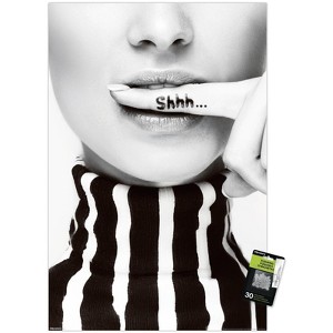 Trends International Reinders: Glam - Silence Requested Unframed Wall Poster Prints - 1 of 4