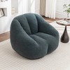 Vynxaria Bean Bag Seats: Gray Green Cozy Sofa with Memory Foam Comfort - 4 of 4