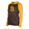MLB San Diego Padres Women's Lightweight Hooded Sweatshirt - 2 of 4