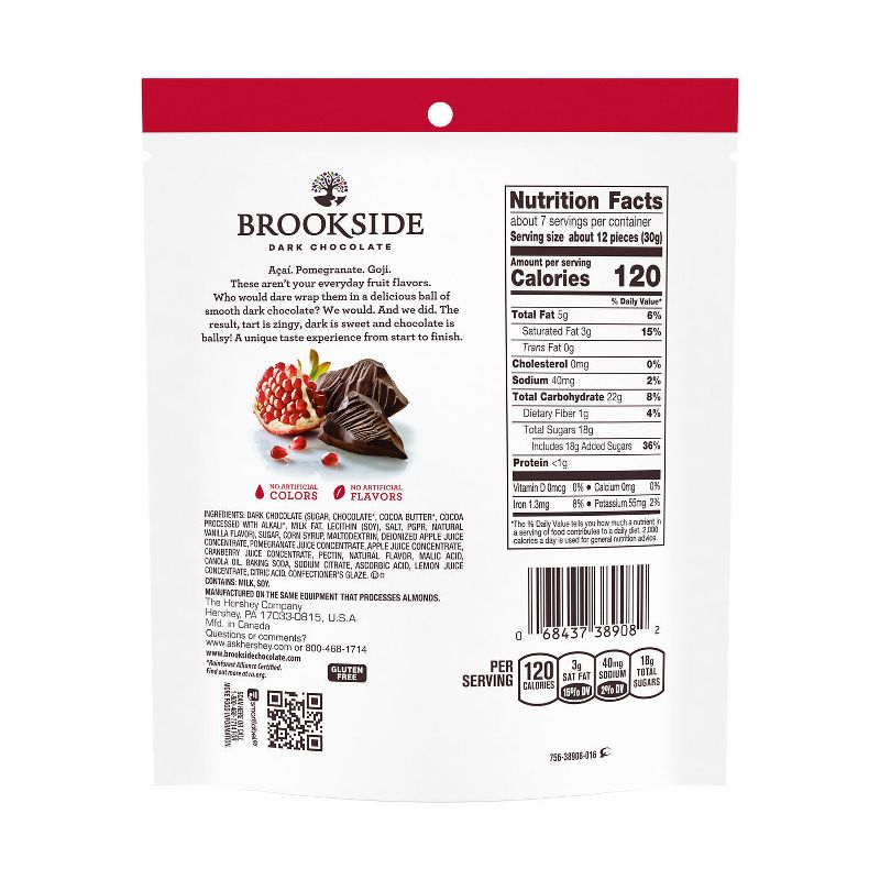 Brookside Pomegranate Dark Chocolate Candy - 7oz, 4 of 11