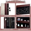Yukimo Lockable Wall Door Mounted Mirror Jewelry Cabinet with LED Lights, Premium MDF Board Storage Armoire with Auto-On Lighting - 3 of 4