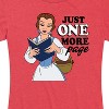 Women's - Disney Princess - Belle One More Page Short Sleeve Graphic T-Shirt - 2 of 4