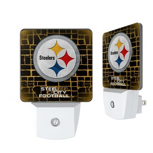 NFL AFC Teams Brick Wall Night Light 2-Pack - 1 of 4