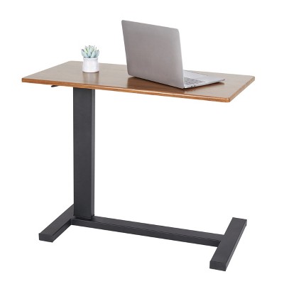 Adjustable Height Bed/Sofa Bedside Tray Table Rolling Wheels Desk