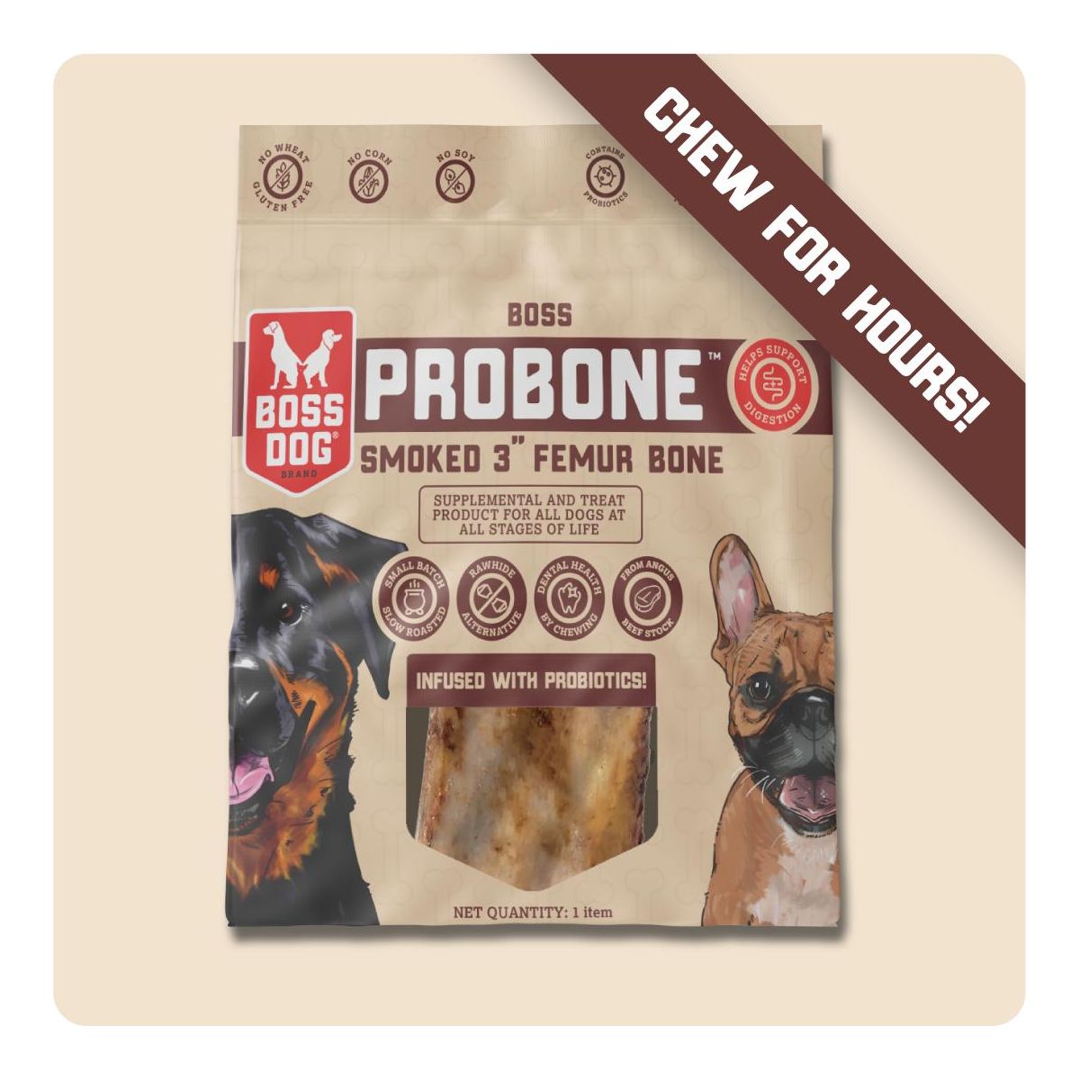 Boss Dog Probone Dental Chew w/ Probiotics