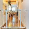 BalanceFrom Easy Walk-Thru Safety Gate for Doorways and Stairways 30-Inch Tall, Fits 29.1 - 33.8 Inch, White - 2 of 4
