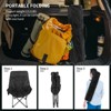 SKONYON Oversized Camping Folding Chair, Heavy Duty Support 330 LBS Portable for Outdoor - 4 of 4