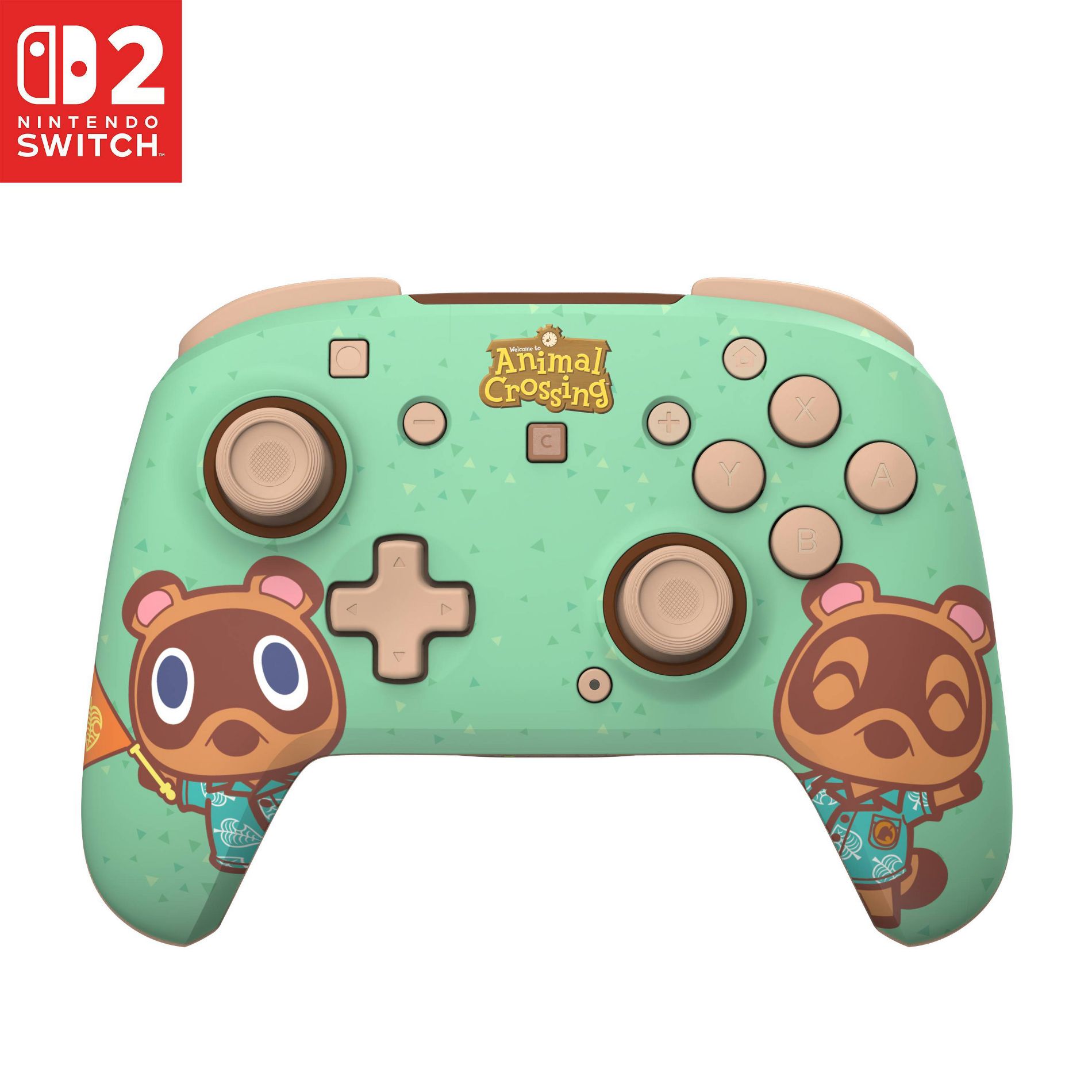 Turtle Beach Rematch Wireless Controller (Animal Crossing: Timmy & Tommy) for Nintendo Switch 2