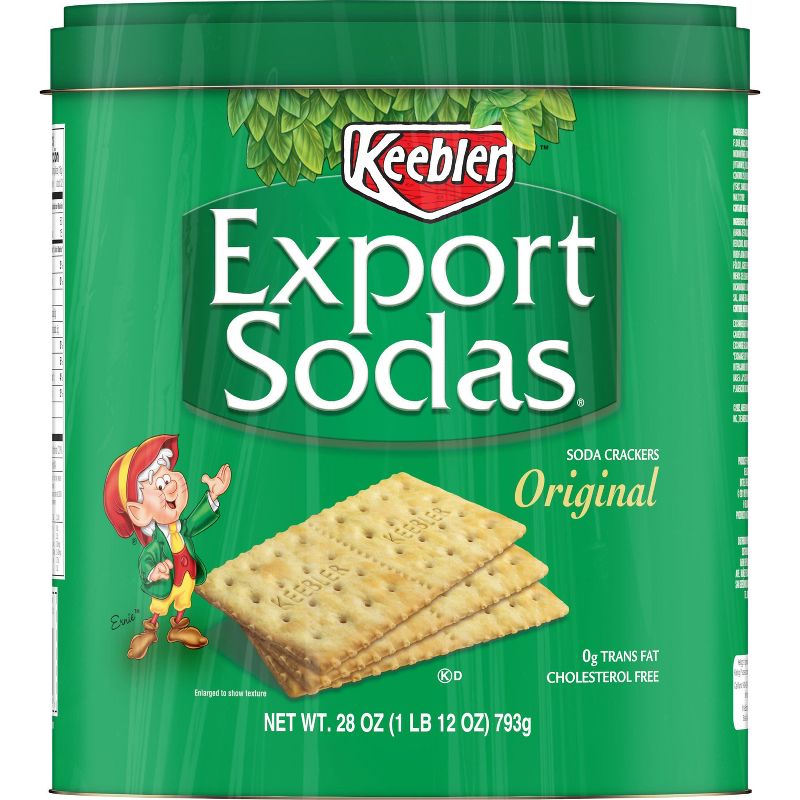 Keebler Original Export Sodas Crackers - 28oz, 4 of 8