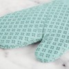 KITCHENAID Asteroid Oven Mitt 2-Pack Set, Mineral Water Aqua, 7"x12.5" - 4 of 4