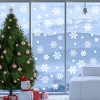 Unique Bargains Christmas Decorations for Windows and Home Christmas Window Clings Party Supplies White 1 Set - 2 of 4