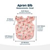 Tiny Twinkle Mess-Proof and Waterproof Baby Bib/Apron with Ruffled Shoulder, Machine Washable and BPA-Free - 2 of 4