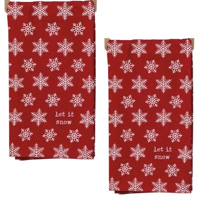 Snowflake kitchen towels sale