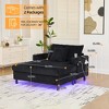 MOONMISS Corduroy Oversized Recliner Sofa with Deep Seat, 3 Pillows, Suitable for Living Room and Bedroom - 3 of 4
