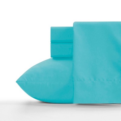 Twin Microfiber Sheet Set Teal Blue - Crayola